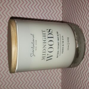 Brand New Scentsational Mignight Woods Scented candle